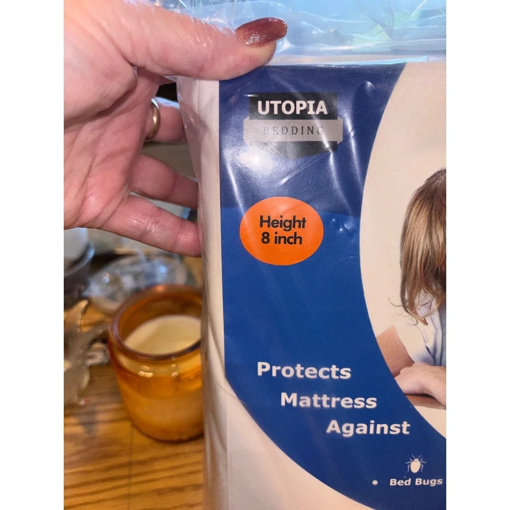 Utopia Bedding Queen Premium Mattress Encasement Waterproof Bed Bug Proof 8 Inch